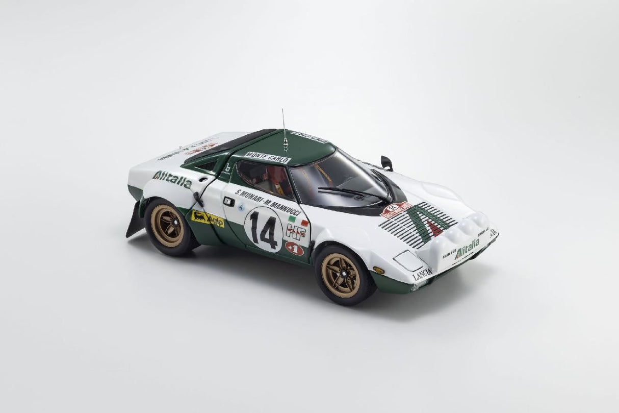 Kyosho 1:18 Lancia Stratos Hf S.Munari Winner Monte Carlo 1975 Nr.14
