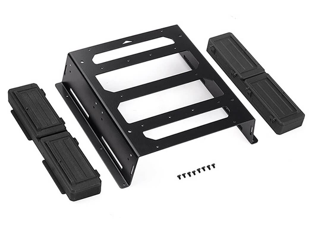 RC4WD REAR BED RACK W/ TOOL BO X FOR VANQUISH VS4-10 PHOENIX
