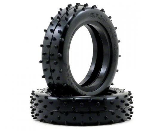 Schumacher Mini Spike Standard Slim Buggy Tyres - Yellow - 1 Pair