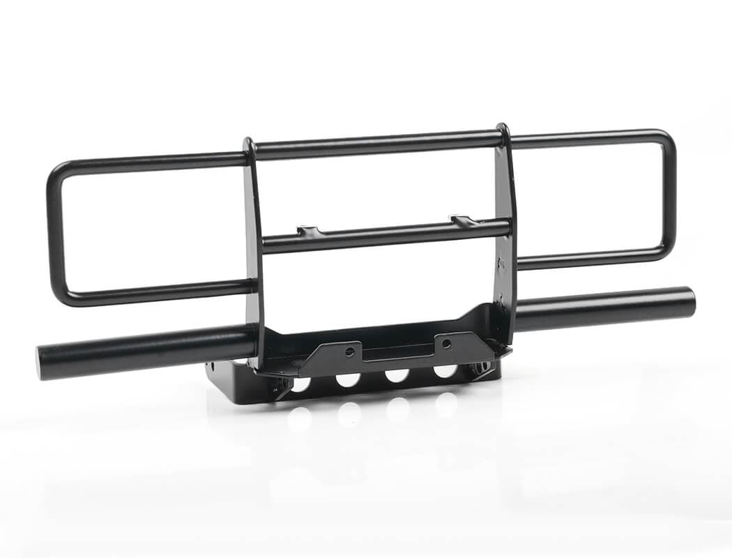 RC4WD OXER STEEL FRONT WINCH BUMPER W/ IPF LIGHTS FOR VANQUISH VS4-10 ORIGIN BODY (BLACK)