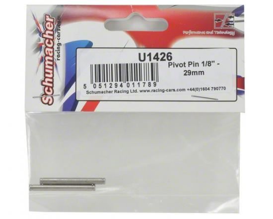Schumacher Pivot Pin; grooved 29mm x 1/8 (pr)