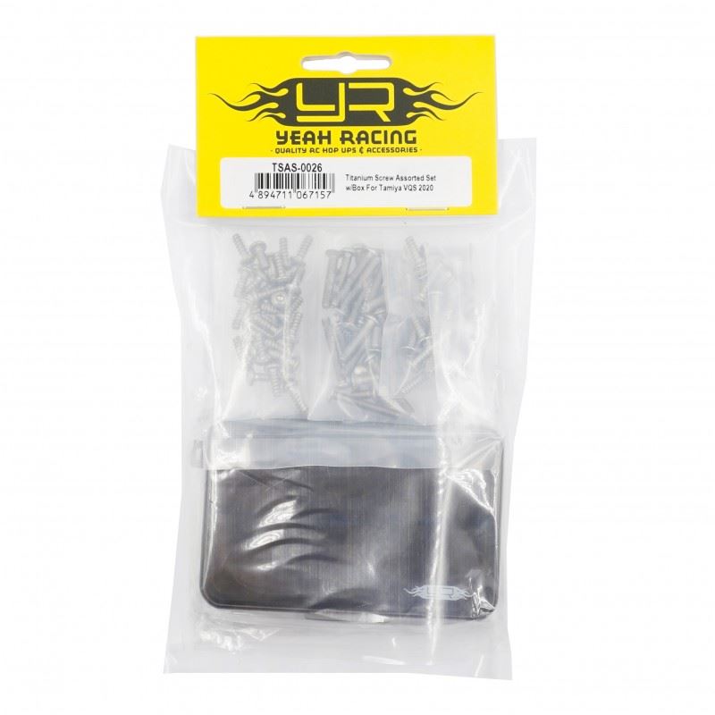 Yeah Racing Titanium Screw Assorted Set W/Box For Tamiya Vqs 2020