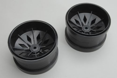 River Hobby Blaze - Black Wheels (Pair)