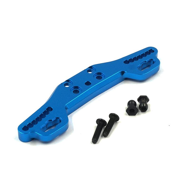 Yeah Racing Rear Shock/Damper Tower Aluminum Blue for Tamiya XV-01