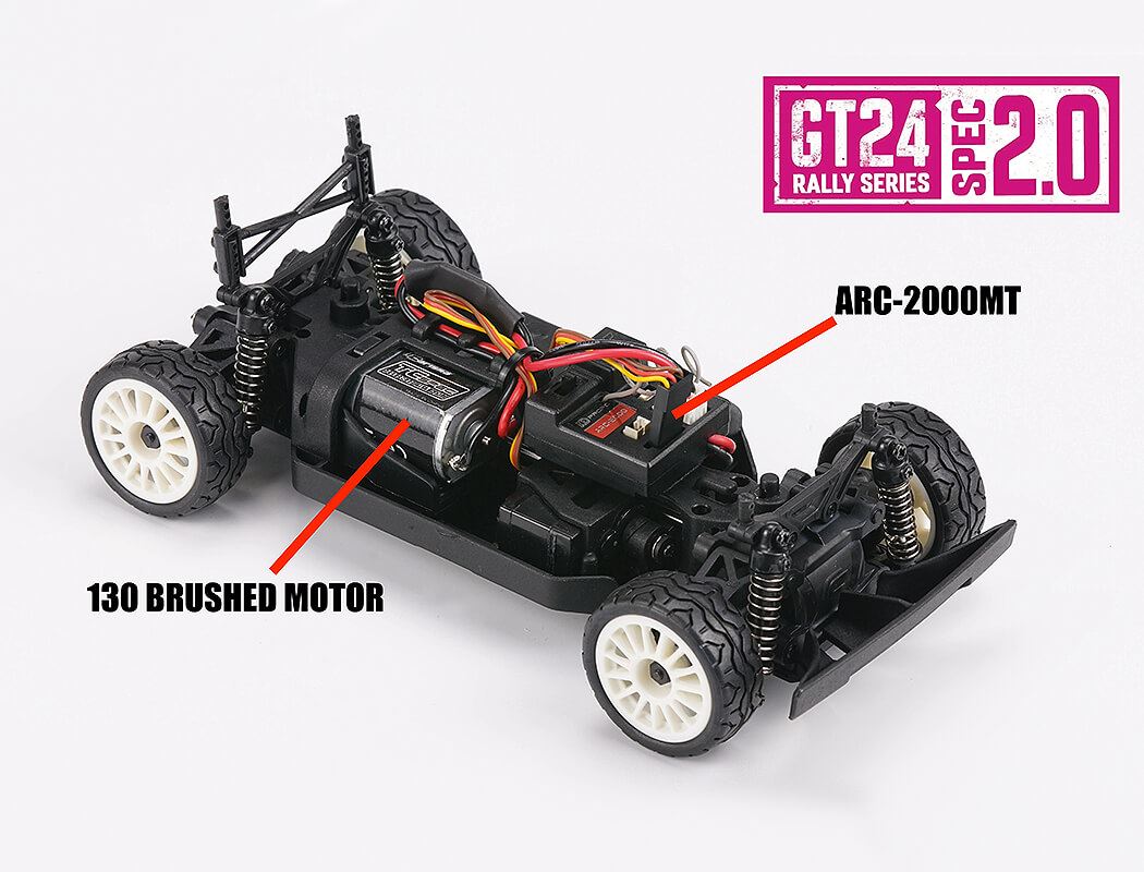 Carisma Gt24 2.0 Mitsubishi Evo 4 Brushed Edition 1/24 Rtr