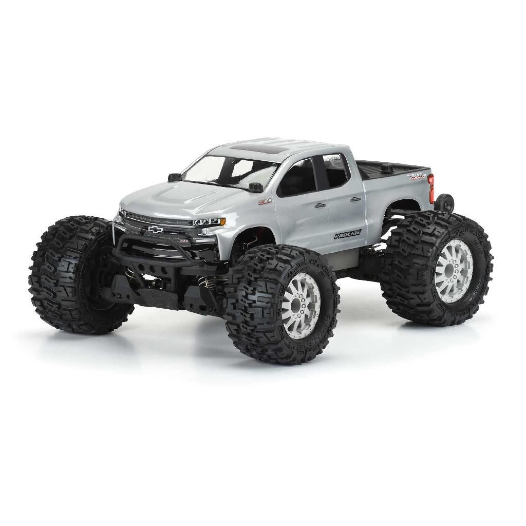 Proline 1/10 2019 Chevy Silverado Z71 Trail Boss Clear Body: Stamped