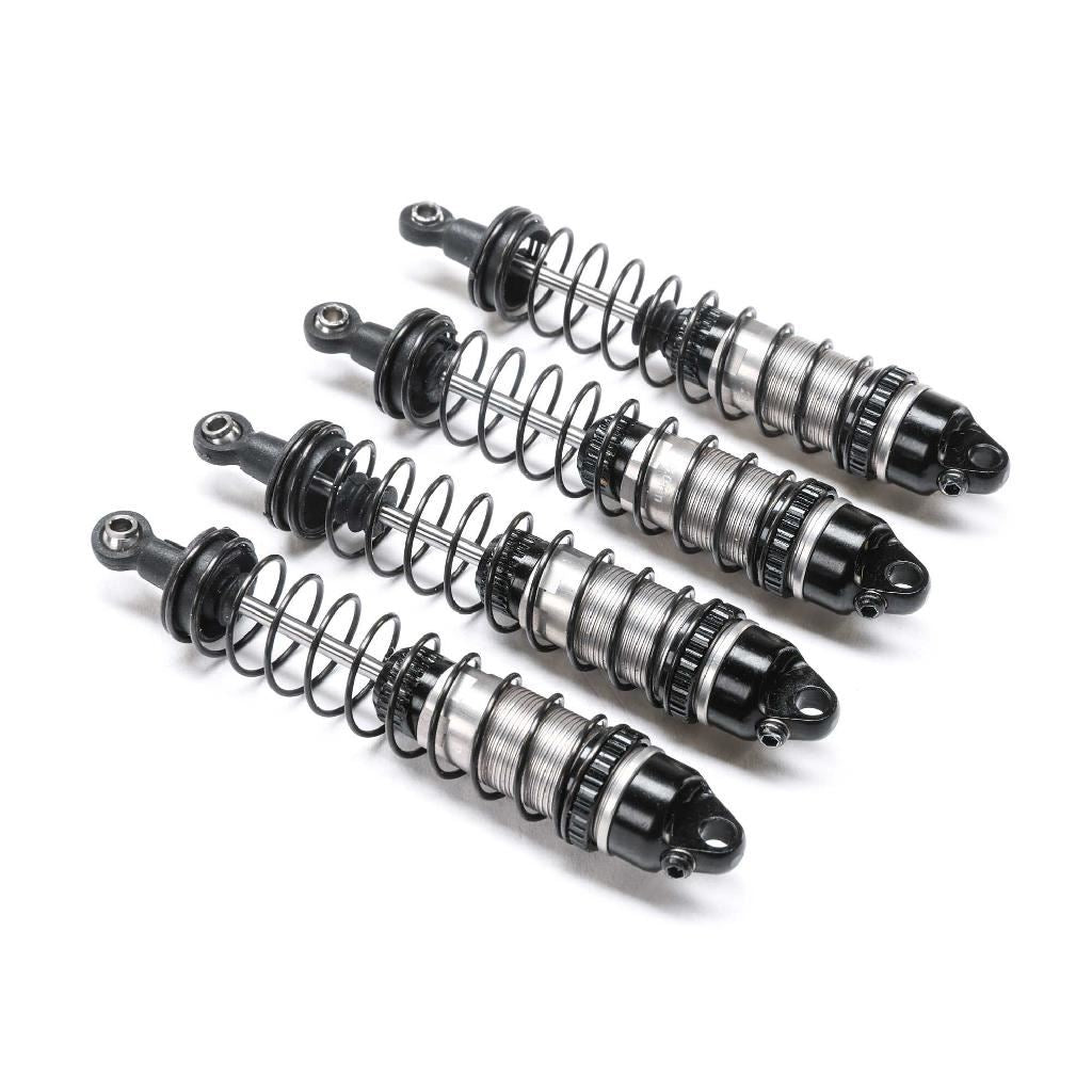 Tlr Aluminum Shock Set, Assembled: Mini Lmt (4)