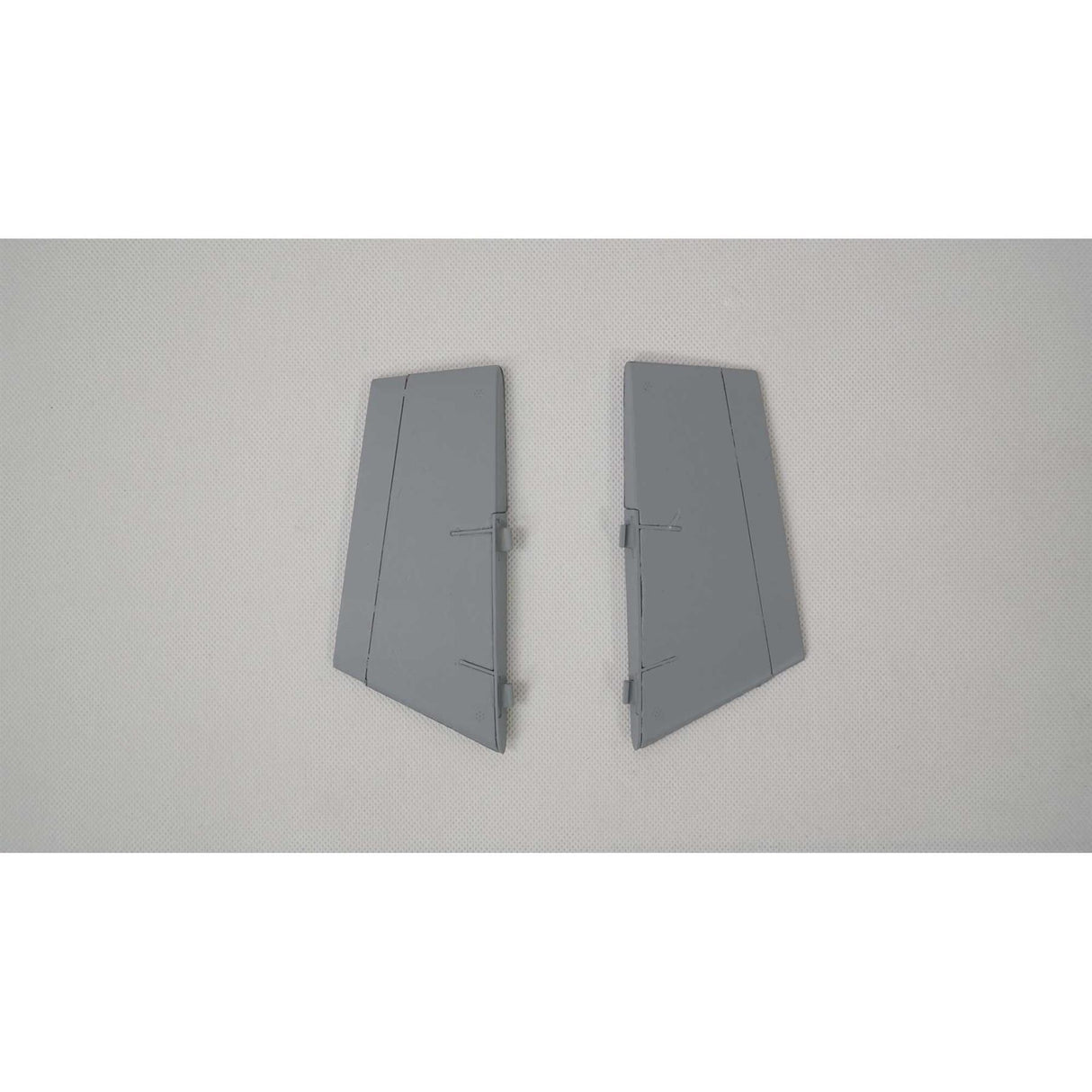 E Flite Ventral Fin Set, Gray: F-16 Falcon 80mm