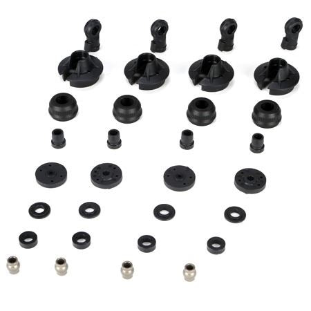 Losi Shock Plastics & Balls (4): 5IVE-T, MINI WRC (LosiB2855)