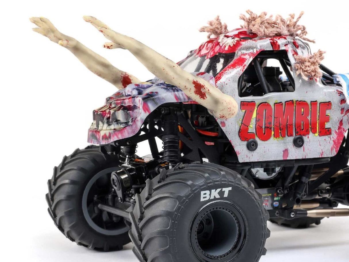 Losi 1/18 Mini Lmt Zombie 2S 4X4 Rtr Brushed Monster Truck (Batte