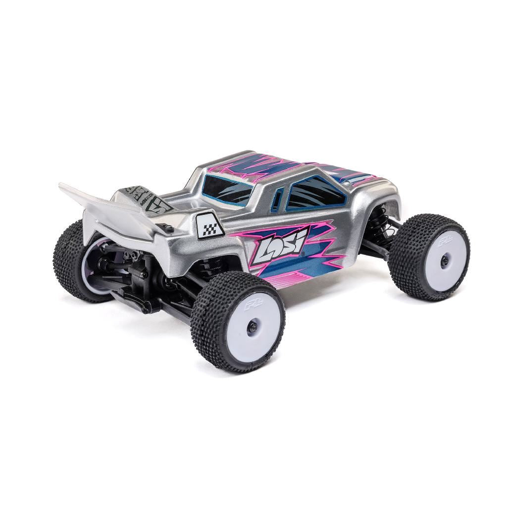 Losi 1/28 Micro-T 2Wd Stadium Truck Rtr Silver