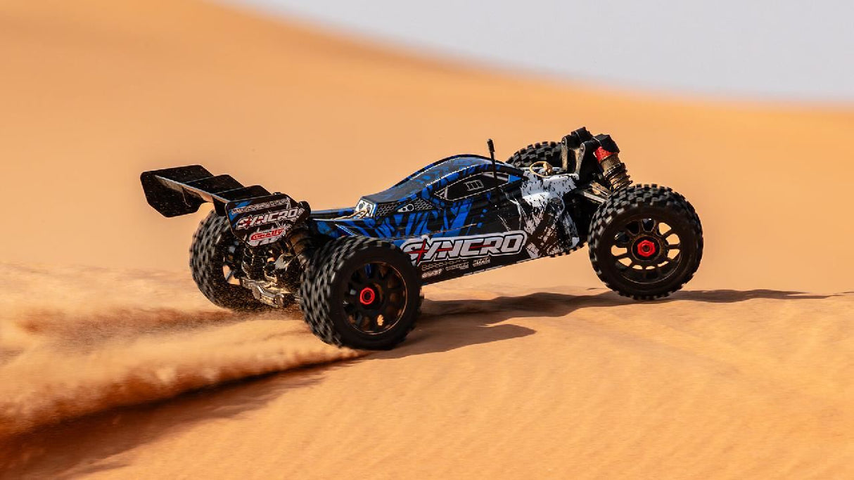 Corally Syncro-2 1/8 Brushless 3-4S Basher Buggy Rtr - Blue