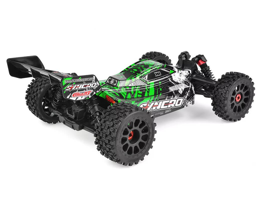 Corally Syncro-2 1/8 Brushless 3-4S Basher Buggy Rtr - Green