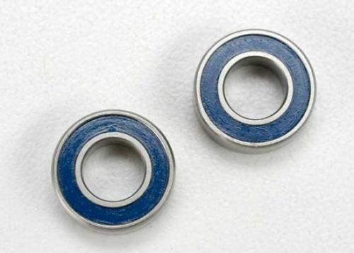Traxxas Ball Bearings, Blue Rubber Sealed (6X12X4mm) (2)