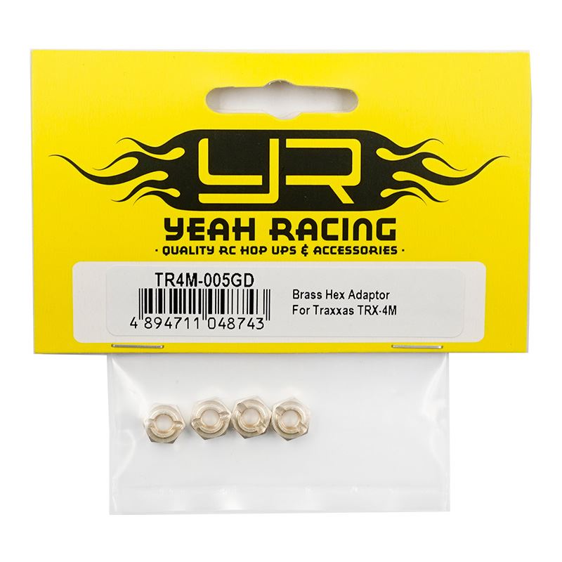 Yeah Racing Brass Hex Adaptor For Traxxas TRX-4M