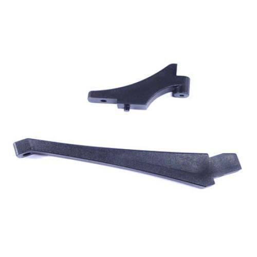 HOBAO HYPER 9 FRONT/REAR CHASSIS BRACE SET