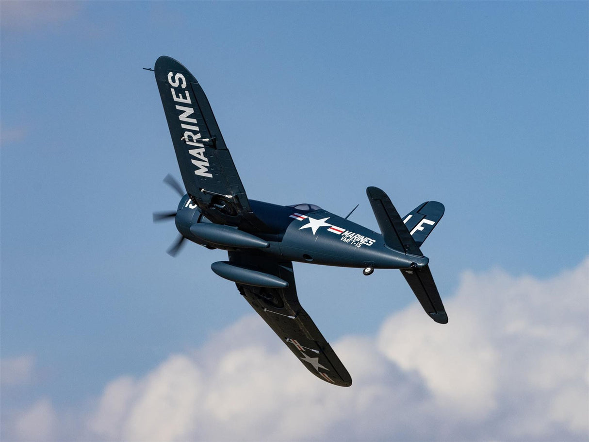 E Flite F4U-4 Corsair 1.2m BNF Basic with AS3X and SAFE Select