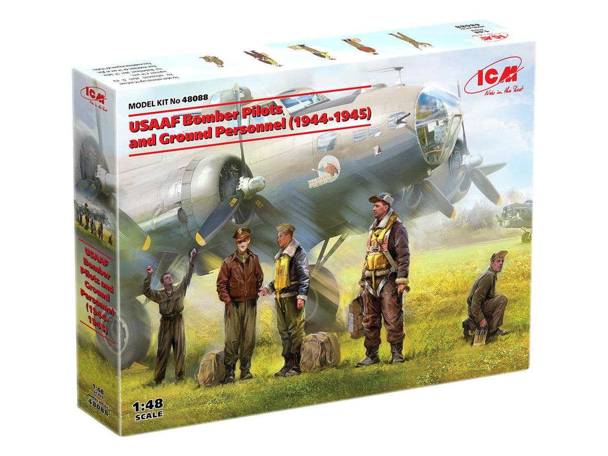 Icm Usaaf Bomber Pilots & Ground Personnel (1944-1945) 5 Figures