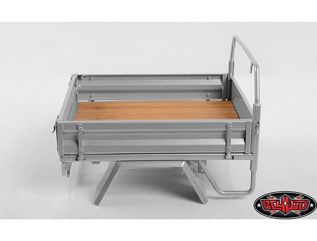 RC4WD KOBER REAR BED W/ MUD FLAPS FOR TF2 MOJAVE BODY (SILVER)