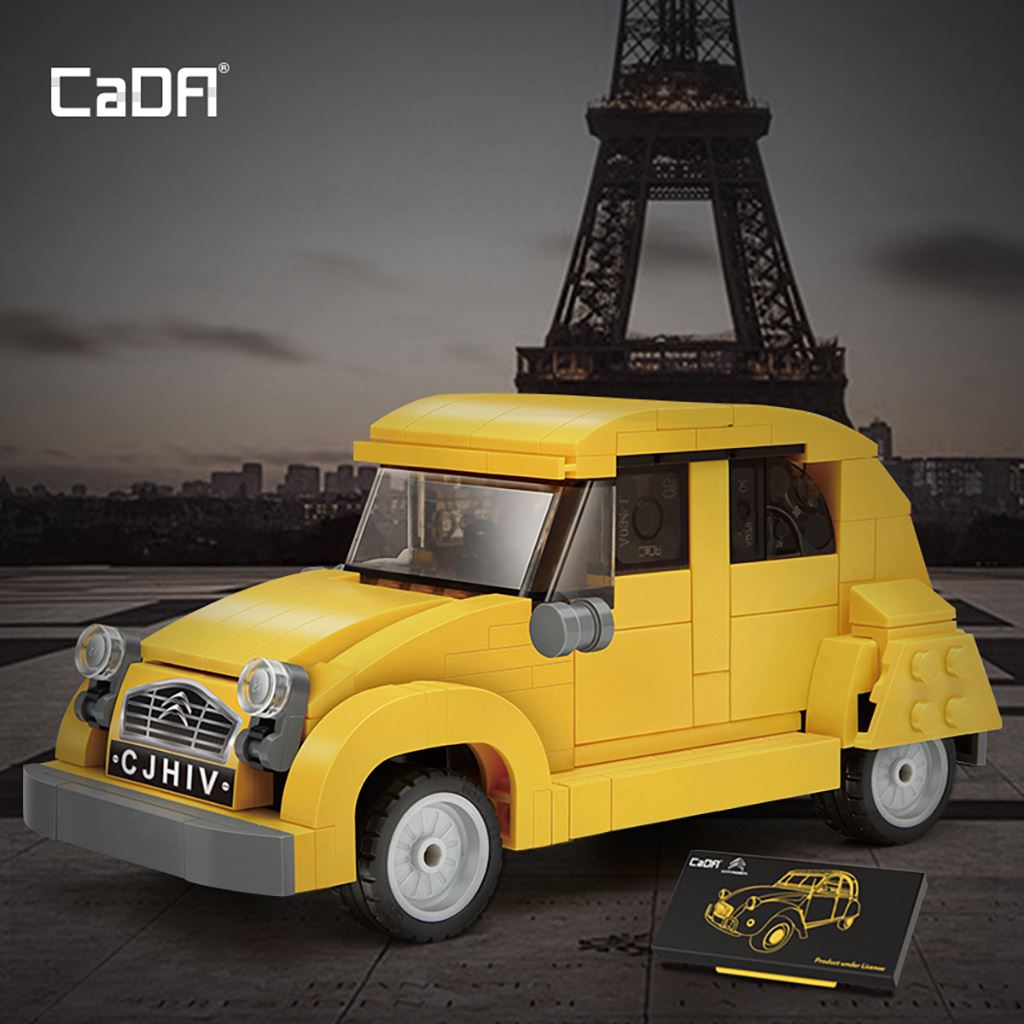 Cada 1:24 Citroen 2Cv Retro Car - 298Pcs