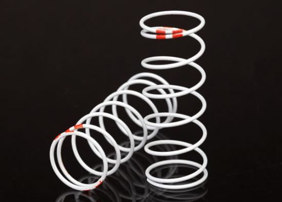 TRAXXAS Spring, Shock, White (GTR Long