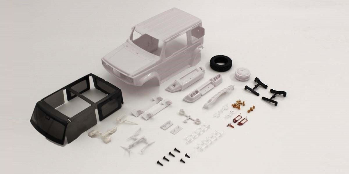 Bodyshell Suzuki Jimny Sierra Mini-Z 4X4 Mx01 (White Body)