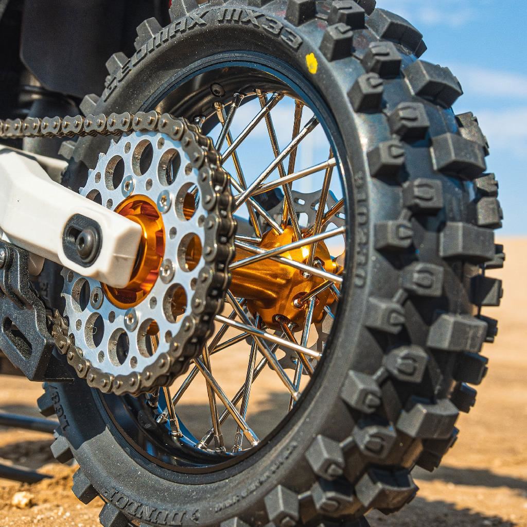 Pro 1/4 Pro-Spec Aluminum Rear Rim Black: Promoto-Mx