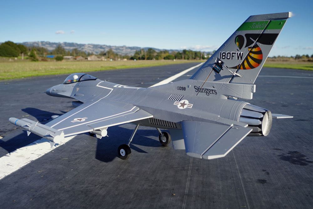 Fms F16 875Mm Jet Fighter 70Mm Edf Artf Grey W/O Tx/Rx/Batt