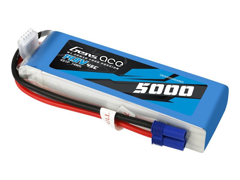 Gens Ace Li-Po 6S 22.2V 5000mAh 45C with EC5