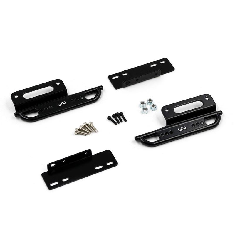 Yeah Racing Metal Rock Sliders For Axial SCX24 Jeep Deadbolt