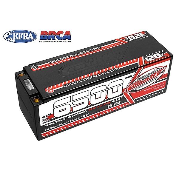 Corally Voltax 120C Lipo Hv Battery 6500 Mah 15.2V Stick 4S 5mm Bullit