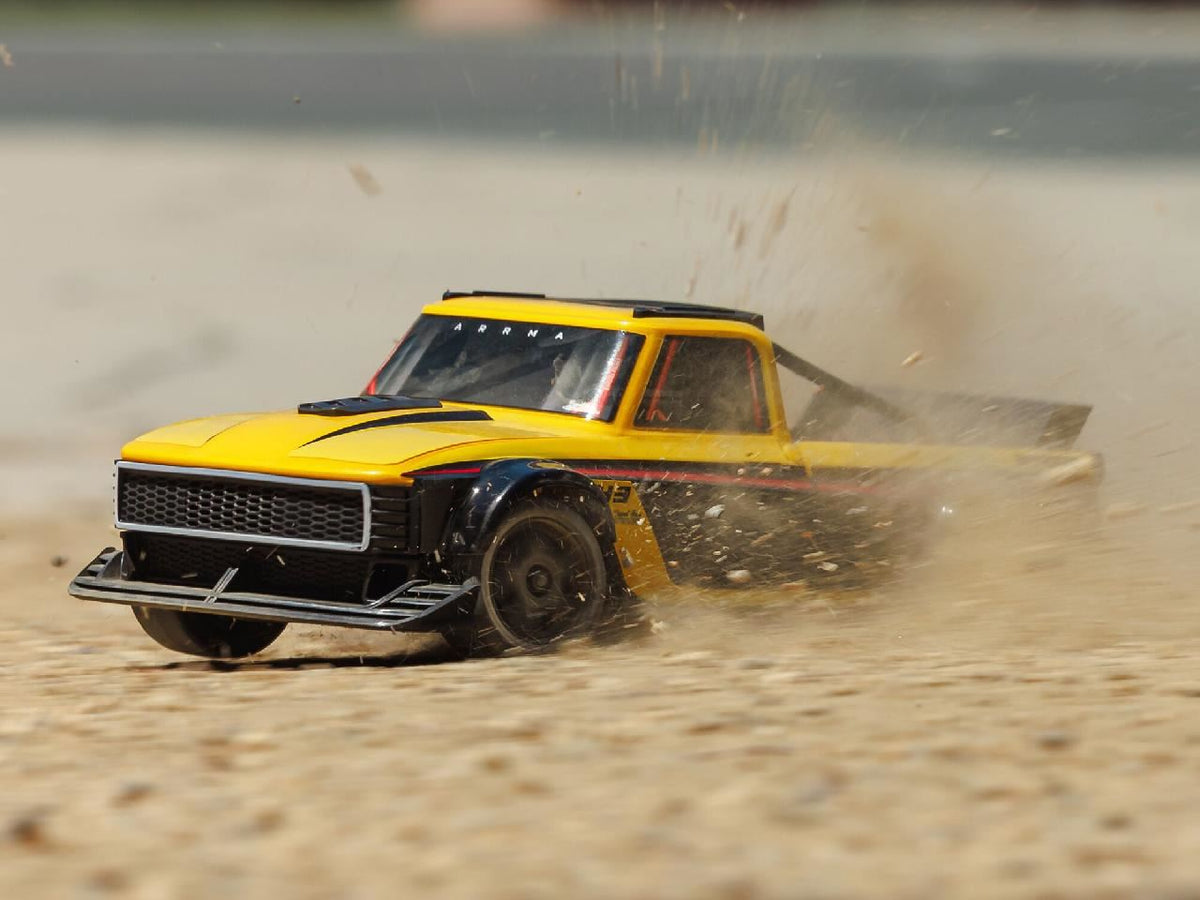 Arrma 1/12 Infraction Grom 3S Blx 4X4 Rtr W. Batt/Charg, Yel/Blk