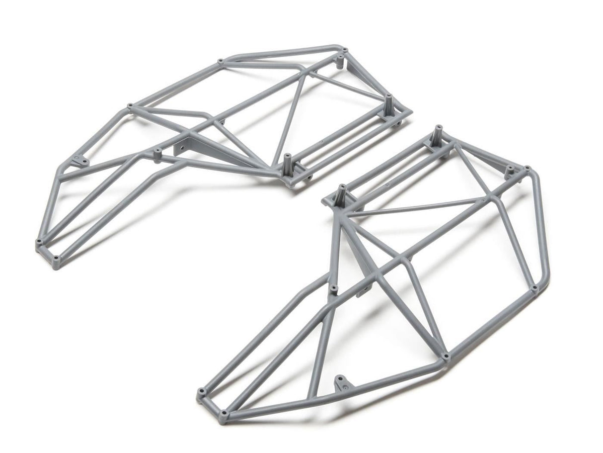 Losi Roll Cage, Side, Left & Right, Gray: Rock Rey (Losi230039)