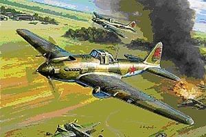 Zvesda 1/144 Soviet Stormovik Snap Kit