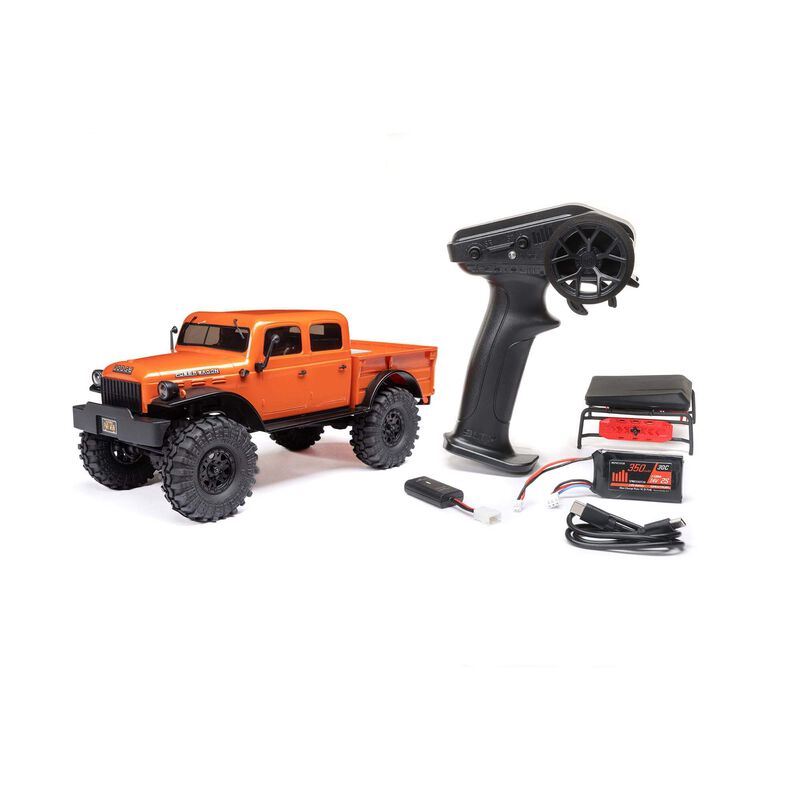 Axial 1/24 SCX24 Dodge Power Wagon 4WD Rock Crawler Brushed RTR, O