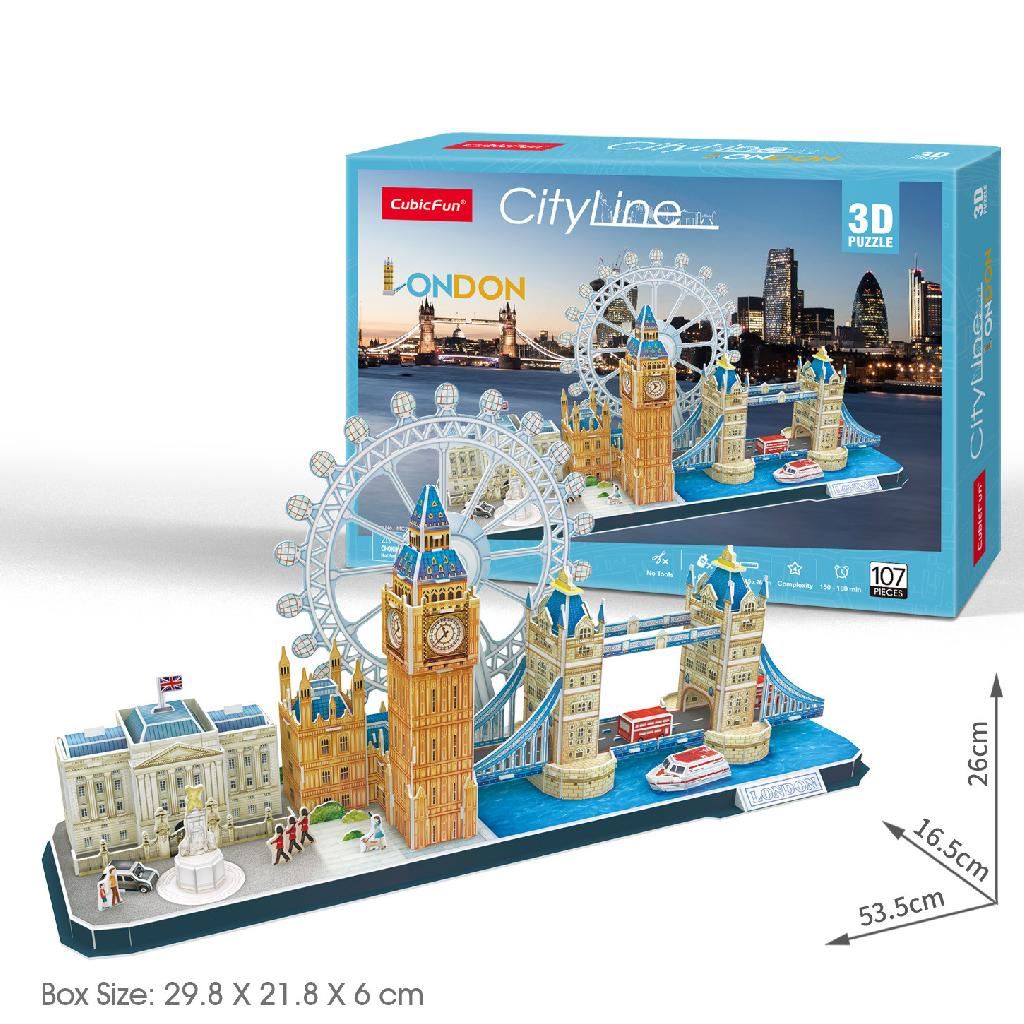 Cubicfun London Cityline (107 Pieces)