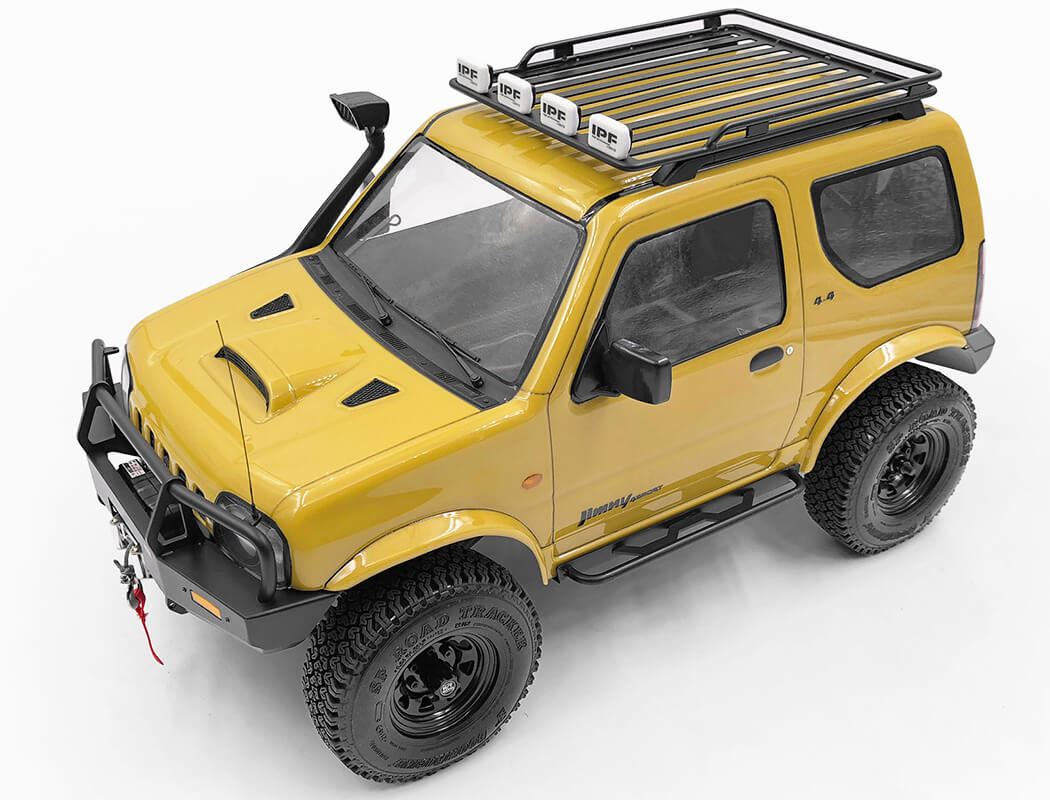 RC4WD ROOF RACK W/IPF LIGHTS FOR MST 1/10 CMX W/ JIMNY J3 BODY