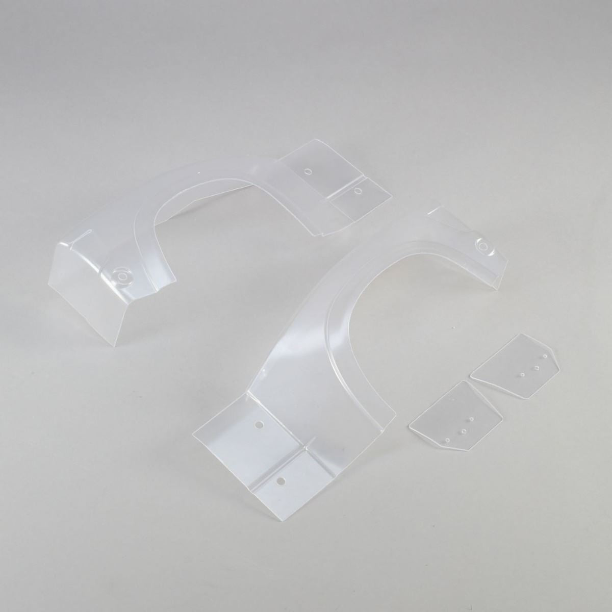 Losi L/R Rear Fender Set, Clear: Super Baja Rey (Losi350004)