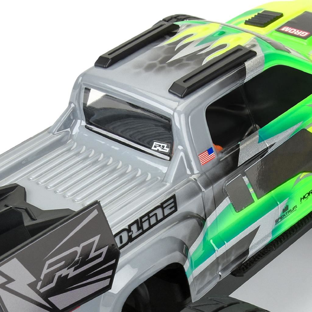 Pro 1/18 Sector Wing Set And Roof Skids Black: Granite Grom