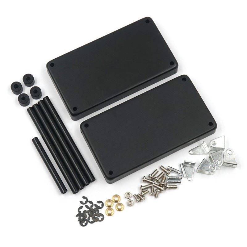 Yeah Racing 1/10 RC Accessory 2-Tiered Rolling Metal Handy Cart Black