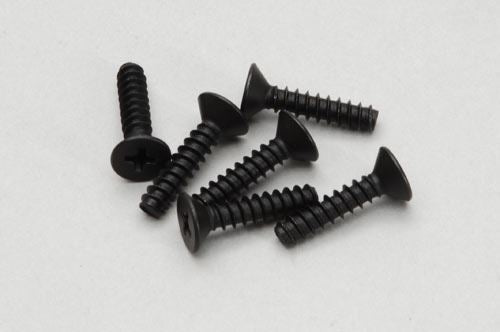 River Hobby Flat Hd.Cross Tapp.Screw 4x18(6Pcs)