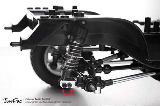 GMADE CC01 4-LINK SUSPENSION CONVERSION WITH SKID PLATE