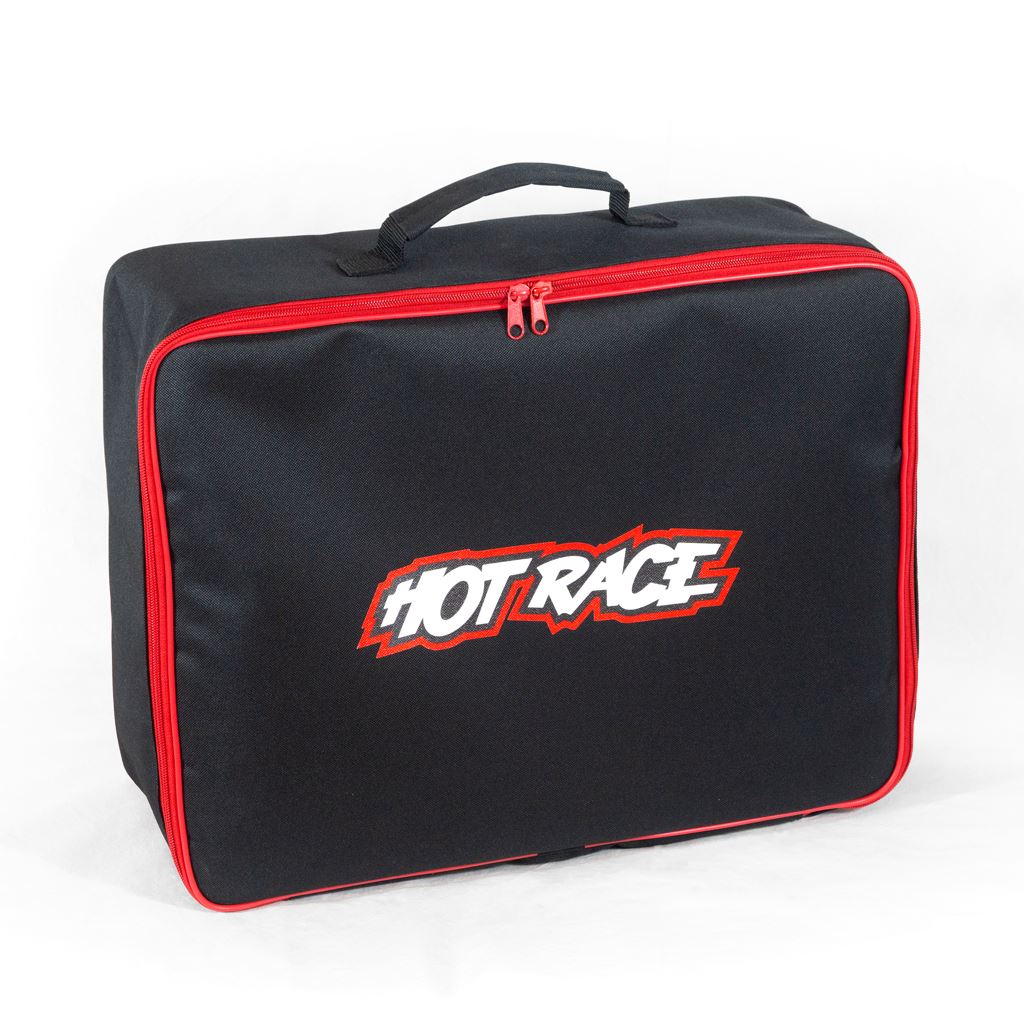 Hot Race Storage & Tyre Bag Black With Red Zip