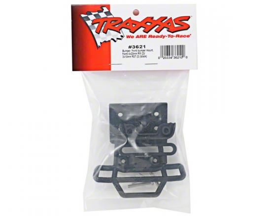 TRAXXAS Bumper,front w/mount,(black)