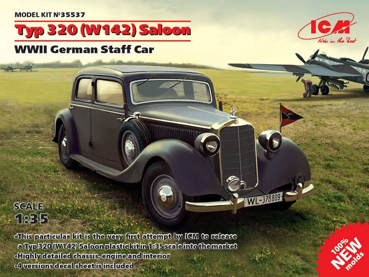 Icm Typ 320 (W142) Saloon, Wwii German Staff Car