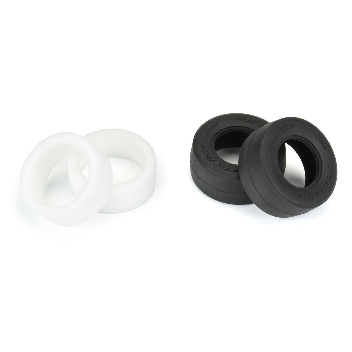 Proline 1/16 Reaction Hp No-Prep Belted Rear Tires (2): Losi Mini Dr