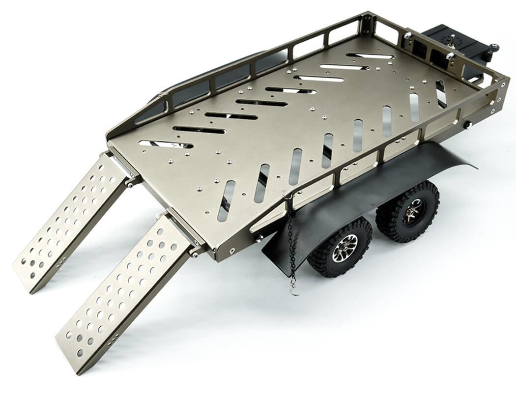 FASTRAX DUAL-AXLE TRAILER w/RAMPS & LEDs (Med 1/12-1/18)