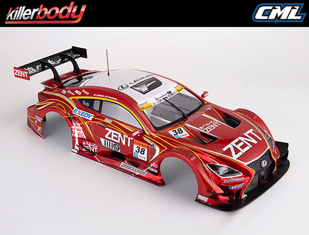 KILLERBODY ZENT CERUMO RC F FINISHED BODYSHELL 1/10TH