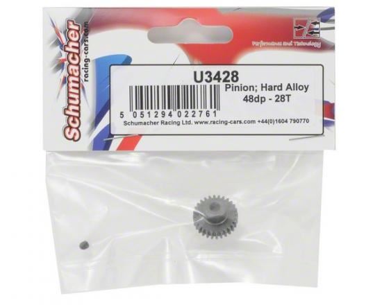 Schumacher Pinion; Hard Alloy 48dp - 28T