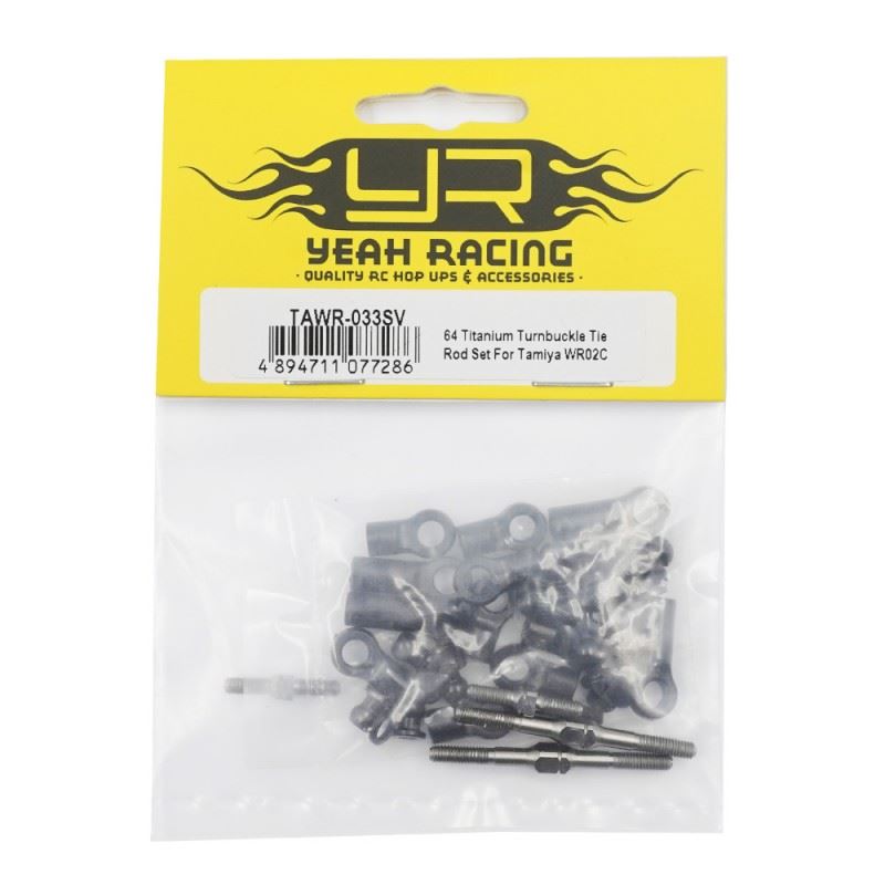 Yeah Racing 64 Titanium Turnbuckle Tie Rod Set For Tamiya Wr02C